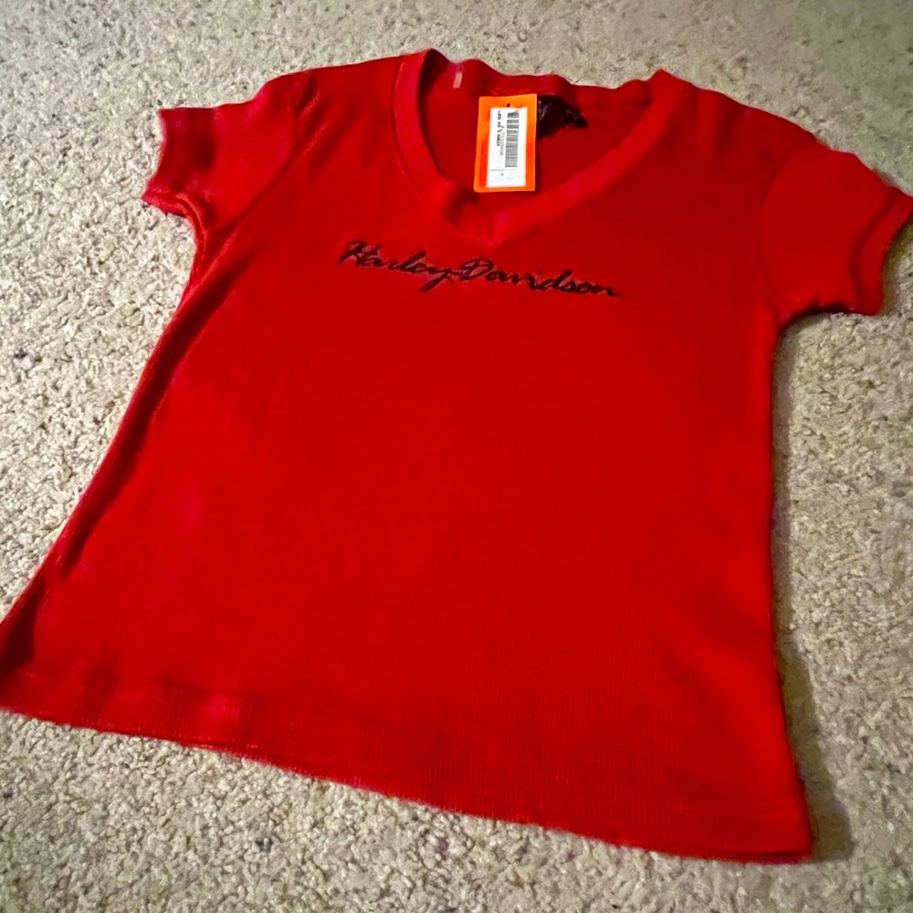 Women’s Harley Davidson V-neck shirt